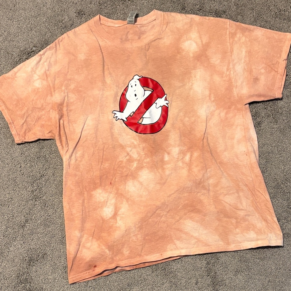 Gildan Orange Ghostbusters Short Sleeve Tee